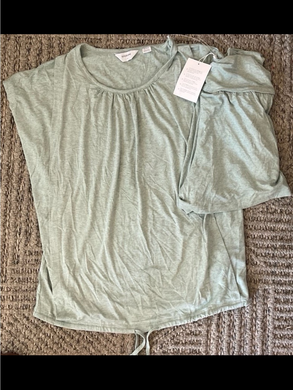 Seraphine Maternity & Nursing Tee and Shortset XS, NWT